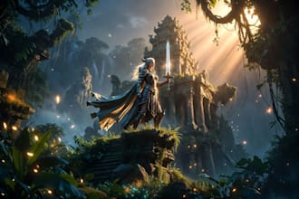 design premium ai assisted visuals, graphics, and portraits
