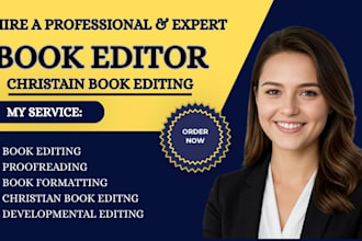 proofread, edit christian ebook, bible study, devotional christian book editor