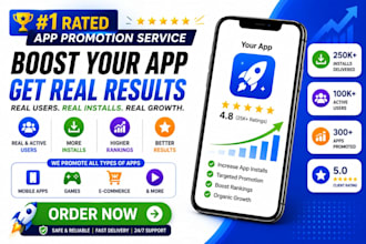 do mobile app promotion and marketing for IOS android mobile games