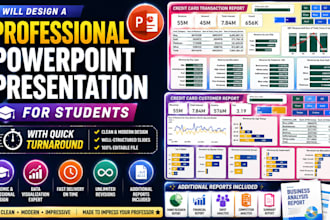 design a professional powerpoint or canva presentation for students and research