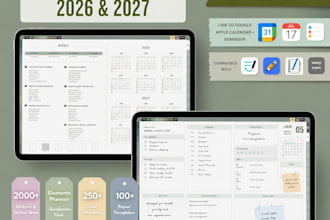 design hyperlinked planner etsy digital products digital planner SEO listing