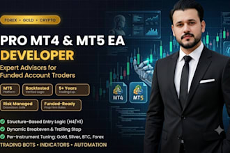 develop custom mt4 mt5 expert eas for forex and gold trading