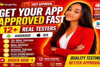 12 tester or 20 testers for google play closed testing for 14 days app testers