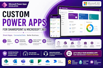 build custom microsoft power apps for sharepoint and microsoft 365, outlook team