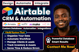 build airtable crm database airtable automation, dashboard softr n8n integration
