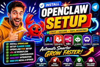 install open claw setup claude code openclaw fox n8n ai agent mini vps moltbot