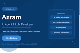 build ai agents,web apps, llm apps, and automation solutions