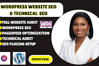do wordpress on page SEO and technical optimization