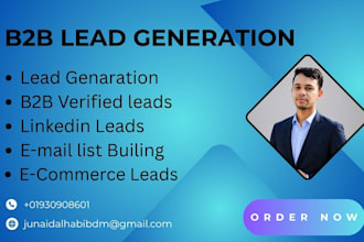 do b2b lead generation targeted linkedin leads and email