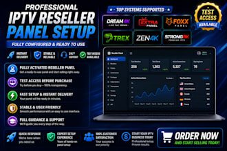 set up reseller panel and user management system