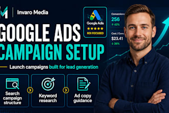 set up a google ads campaign for lead generation