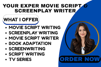 revise and format your screenplay for film, TV, and adaptations tv, tv series