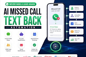 automate missed call text responses with ai