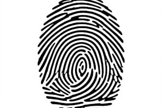clean and design fingerprint or paw print