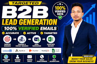 do b2b lead generation and email list building