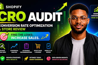 do shopify cro audit, conversion rate optimization, store review and analysis