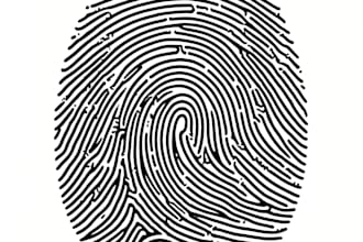 vector trace ,line art your fingerprint ,svg, png file