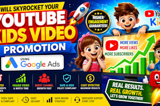 skyrocket your youtube kids video promotion for higher engagement via google ads