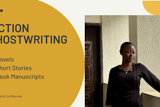 ghostwrite your fiction story or novel