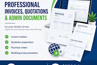 create invoices, quotations and administrative documents