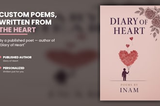 write you a heartfelt custom poem for any occasion