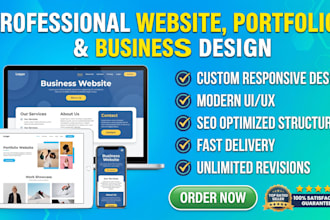 create website, portfolio website, or business website