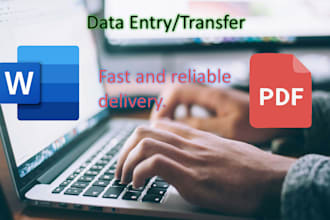 transfer your data into a clean excel or a word file