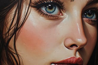 oil painting portrait and illustrations
