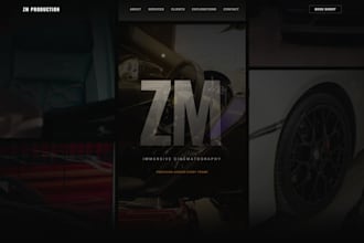design and develop a high quality portfolio website