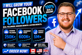 grow your facebook page with real followers