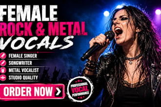 sing female rock singer female singer songwriter, metal singer, vocalist
