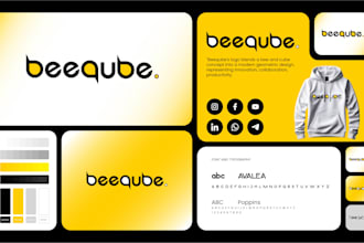 creative logo and complete branding identity design