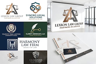 design modern attorney, legal or law firm logo for your company