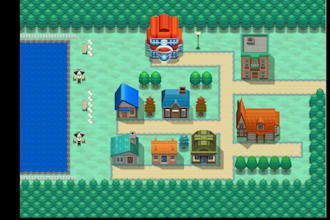 create gen 5 pokemon tileset, routes,  building , city tileset, regions tilemap