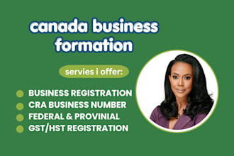 do canada business registration, canada company incorporation, gst, pst, bn, hst