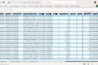 realizado conversao de arquivo PDF em excel