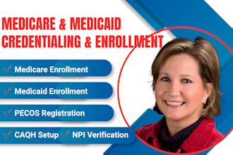 do medicare and medicaid credential enrollment  for US healthcare provider
