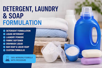 cleaning formulation chemist detergent laundry formulation