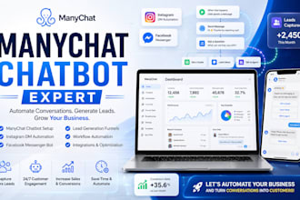 manychat chatbot automation, instagram dm, facebook messenger flodesk