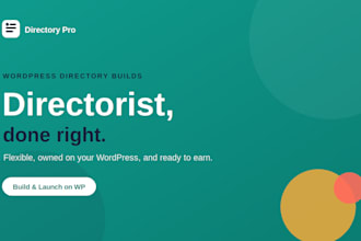 build business directory website with directorist on wordpress