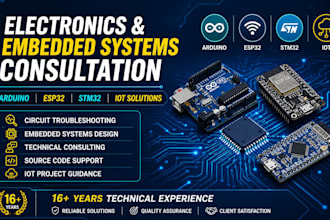 provide arduino esp32 stm32 and embedded systems consultation