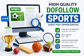 publish dofollow sports guest posts on high authority websites