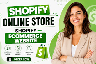 build a professional shopify online store for your business