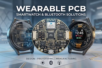 wearable pcb, bluetooth module and smart electronics development