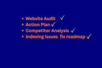 do a comprehensive website audit and seo audit report