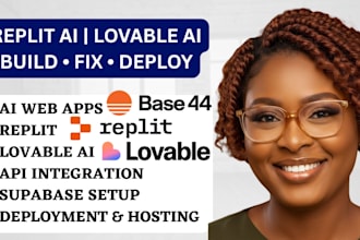 fix replit ai lovable ai base44 bolt mvp web bug debugging and depolyment