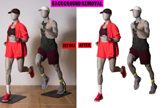 background removal, clipping path and apparel photo editing