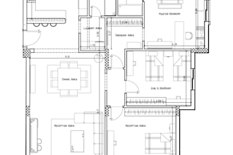 create 2d autocad furniture layout floor plans