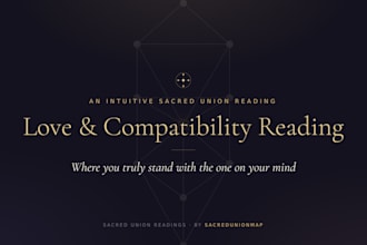 do an intuitive love and compatibility reading with astrology and numerology