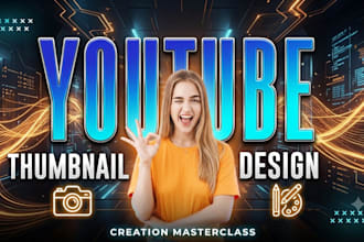create attractive and amazing youtube thumbnails